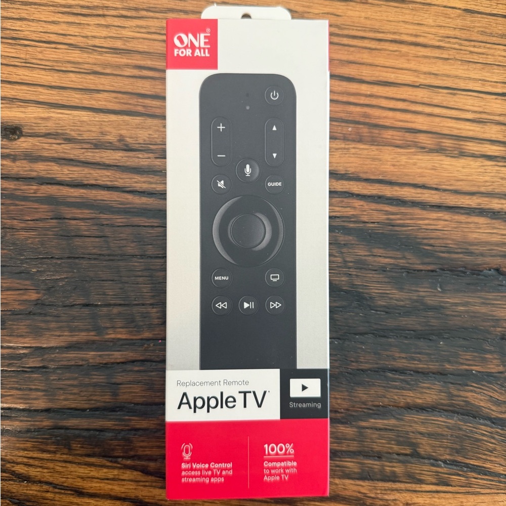 NEW in Box, One For All Universal Remote Streaming Apple TV